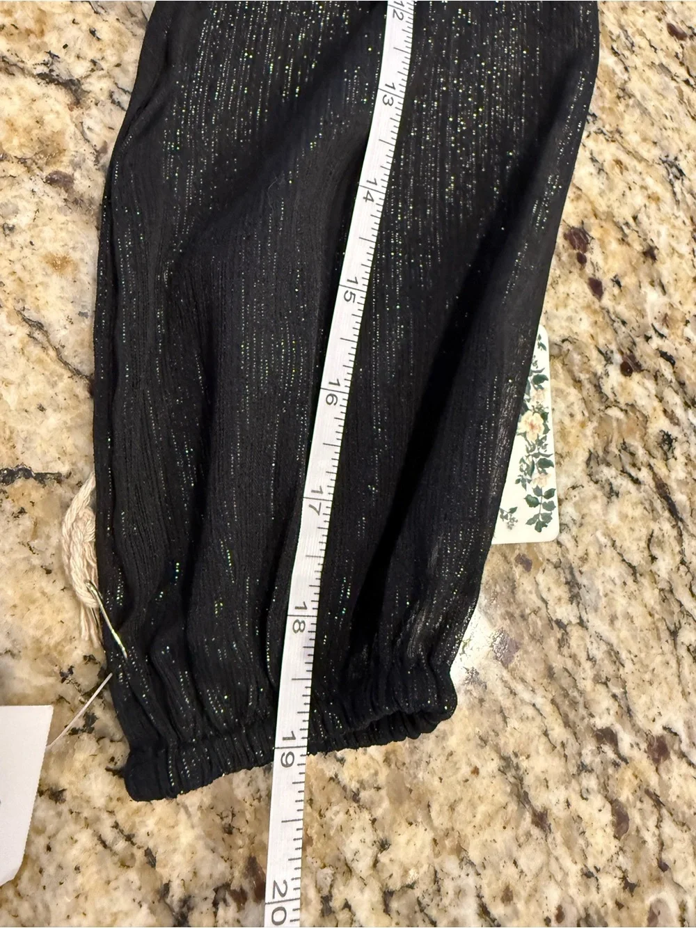 Chelsea & Violet Girl versatile black metallic gold shift dress SZ 14